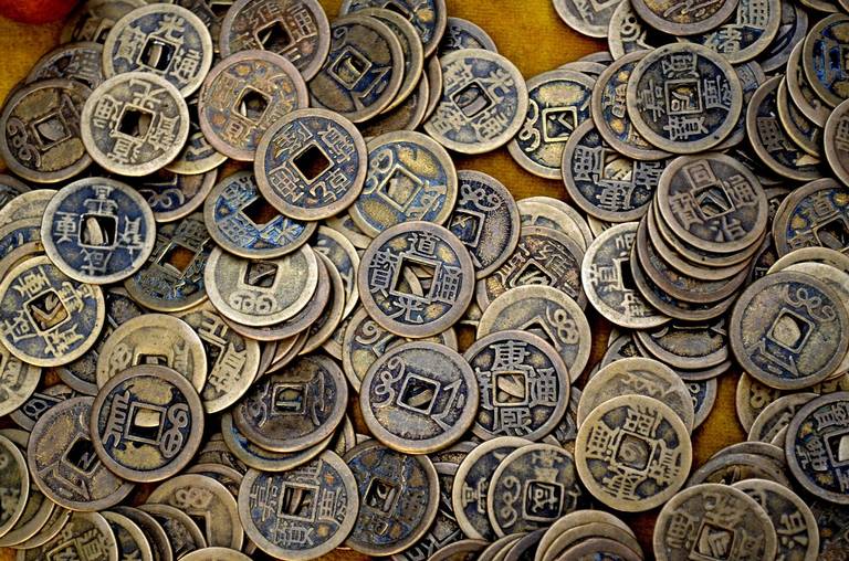 Monedas chinas, Buena suerte, Amuletos de buena suerte