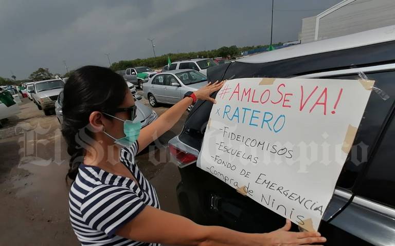 Video Realizan en Tampico tercera caravana anti AMLO El Sol de