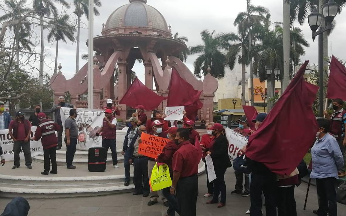 Protestan fundadores de Morena en la zona - El Sol de Tampico | Noticias  Locales, Policiacas, sobre México, Tamaulipas y el Mundo